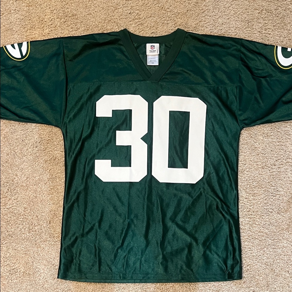 NFL Team Apparel Green Jersey